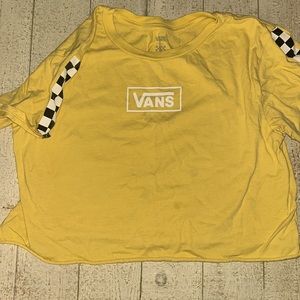 Yellow Vans crop top